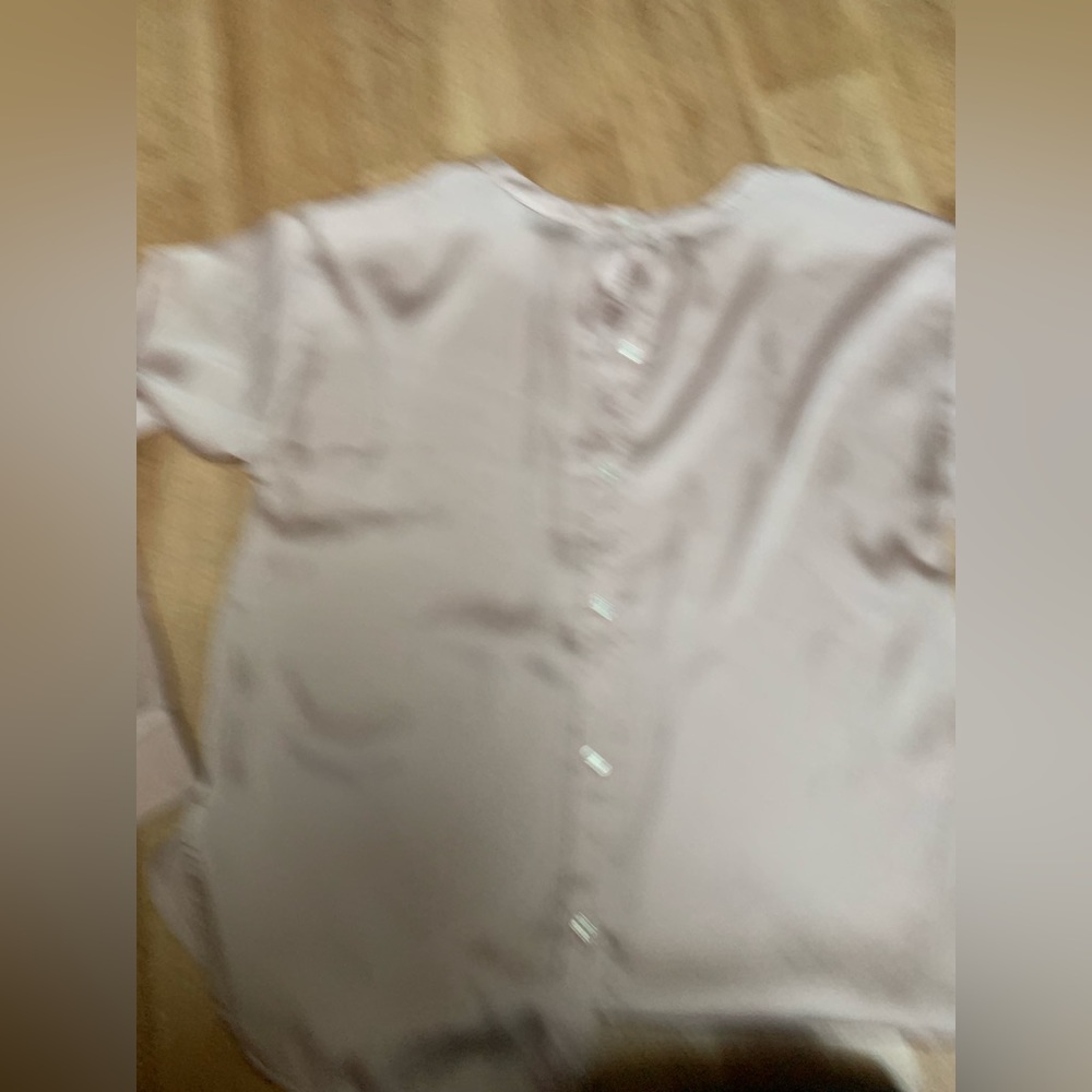 Loft champagne pink button back blouse - Picture 3 of 3